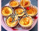 ♡アップルローズのベイクドチーズケーキ♡作り方7写真