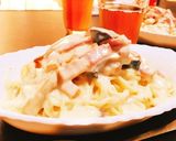 超簡単☆牛乳☆クリームパスタ☆作り方8写真