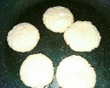 はんぺんと明太子のお焼き(*´╰╯`๓)作り方3写真