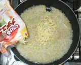 大麦入りチーズリゾット♪簡単チーズ・米作り方9写真