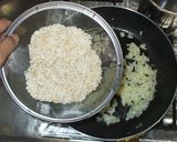 大麦入りチーズリゾット♪簡単チーズ・米作り方5写真