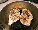 フライパンで作る鳥胸のローストチキン作り方6写真