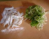 1人分　白菜たっぷりとんぺい焼き風作り方1写真