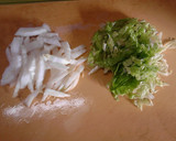 1人分　白菜たっぷりとんぺい焼き風作り方1写真