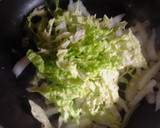 1人分　白菜たっぷりとんぺい焼き風作り方2写真