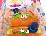 ホットドッグ弁当★サーカス団デコ作り方3写真