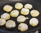 さつまいもと野菜のお焼き作り方4写真