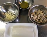 我が家の☆イカとアサリのトマトパスタ☆作り方1写真