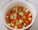 切干大根と根菜の白味噌汁作り方4写真