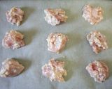 米粉＆米油で♪揚げない☆鶏の塩麹唐揚げ☆作り方4写真