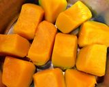 やさしいお味♪かぼちゃの煮物☆お弁当にも作り方3写真