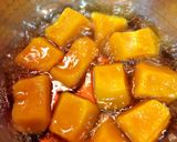 やさしいお味♪かぼちゃの煮物☆お弁当にも作り方4写真