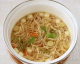 切干大根と根菜の白味噌汁作り方5写真