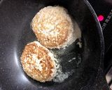 簡単豆腐&エノキ茸のヘルシーハンバーグ作り方2写真