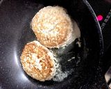 簡単豆腐&エノキ茸のヘルシーハンバーグ作り方3写真