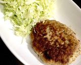 簡単豆腐&エノキ茸のヘルシーハンバーグ作り方4写真