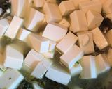 簡単美味しい豚肉入り高菜豆腐煮込み作り方7写真