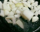 ハムと玉ねぎの玉子炒め❤カルボナーラ風作り方3写真