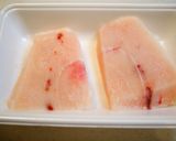 メカジキマグロのガーリックバター焼き作り方1写真