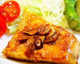 メカジキマグロのガーリックバター焼き作り方6写真
