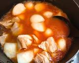 簡単♩蕪と鶏肉の手抜きトマトスープ作り方6写真