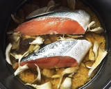 塩昆布入り！鮭と舞茸の炊き込みごはん作り方3写真