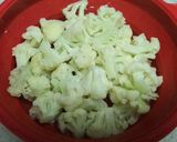 時短で簡単～カリフラワーのそぼろあんかけ作り方1写真