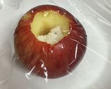 レンジで簡単クリーム入り焼きリンゴ作り方7写真