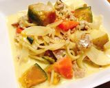 【牛乳と味噌で こっくりスープパスタ】作り方7写真