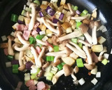 茸と秋野菜の和風クリームパスタ作り方4写真