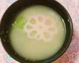 蓮根と生姜のすり流し汁　咳の特効薬！？作り方5写真