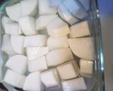 肉味噌豆乳でかぼちゃと大根のうまホカ煮作り方1写真