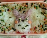 少しかわいく♡トトロ弁当作り方1写真
