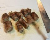 エノキの肉巻き作り方6写真