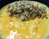 クリームチーズと高菜のオムライス作り方6写真