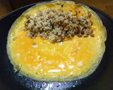 クリームチーズと高菜のオムライス作り方7写真