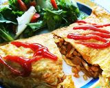 餅麦キヌアで♥️ライス抜きオムライス作り方6写真