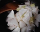 1人分　たっぷり白菜のミルクカレーうどん作り方5写真