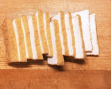 手抜きで旨い！厚揚げバター醤油焼き作り方1写真