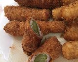 アスパラと豚肉のフライ作り方8写真