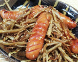ウインナーとゴボウの簡単‼きんぴら作り方8写真