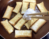 手抜きで旨い！厚揚げバター醤油焼き作り方4写真