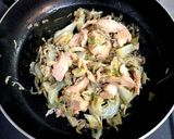 鮭とキャベツの白だし煮物作り方4写真