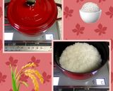 STAUB鍋deふっくら炊き立てご飯♪作り方3写真