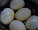 限界半熟ゆで卵で限界味玉☆型崩れなし！作り方1写真