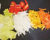 .はなまるうどん風サラダうどん:)作り方2写真