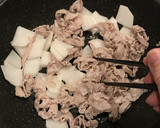 味ぽん　豚肉と大根のさっぱり炒め作り方2写真