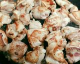 鶏肉のネギ油焼き❤withゆず胡椒作り方3写真