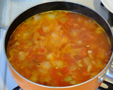 こくうま☆鶏皮のミネストローネ！作り方5写真