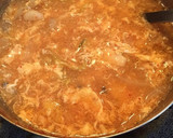 韓国風 海鮮キムチたまごスープ作り方4写真